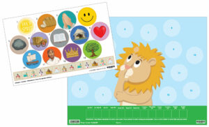 Regular Baptist Press Primary Attendance Charts & Seals (Pkg of 5)