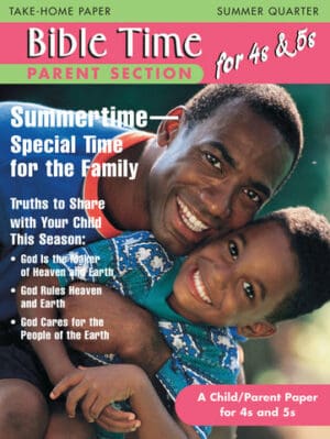 Scripture Press Kindergarten Bible Times for 4s & 5s Take-Home