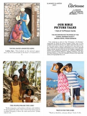 Union Gospel Press Our Bible Picture Talks